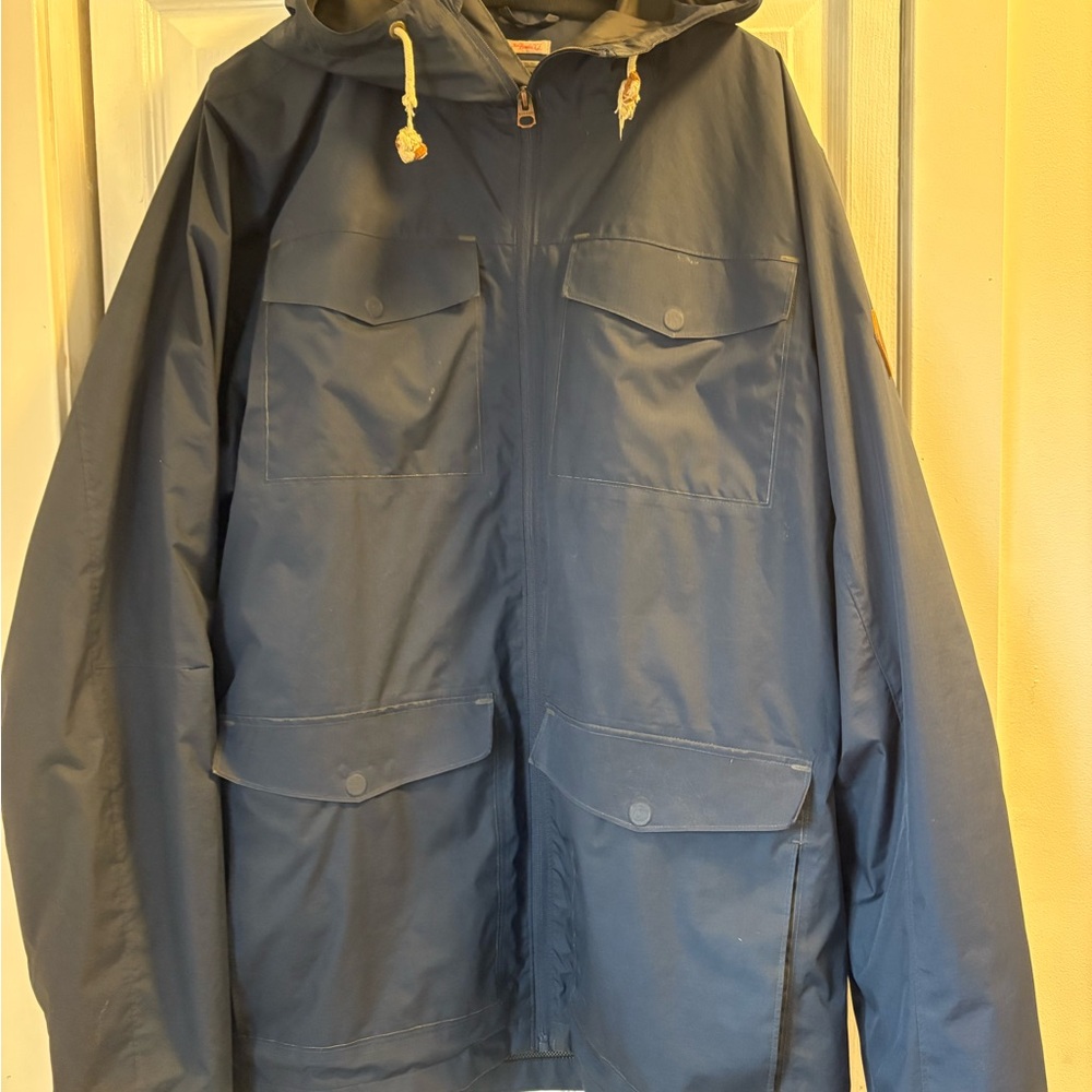 Burton Navy Blue Hooded dryride coat for Men